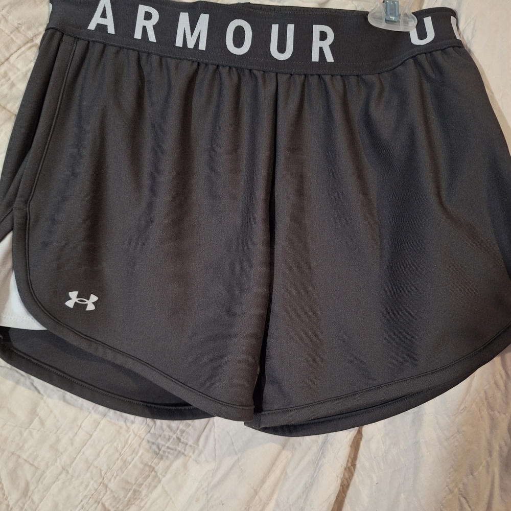 Under Armour Women's Dark Gray Athletic Shorts